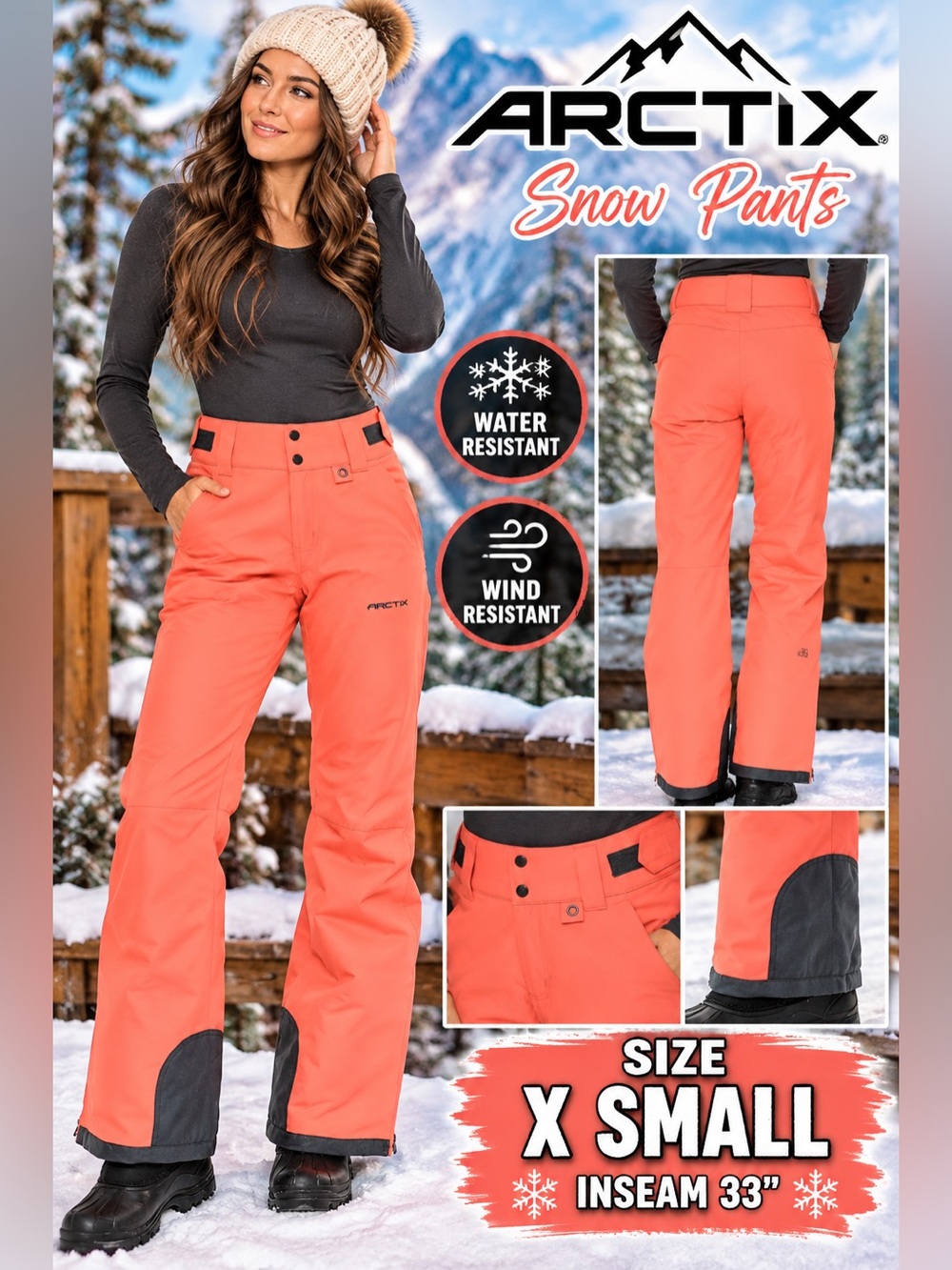 Arctix Women's Coral Boot Cut Snow Pants